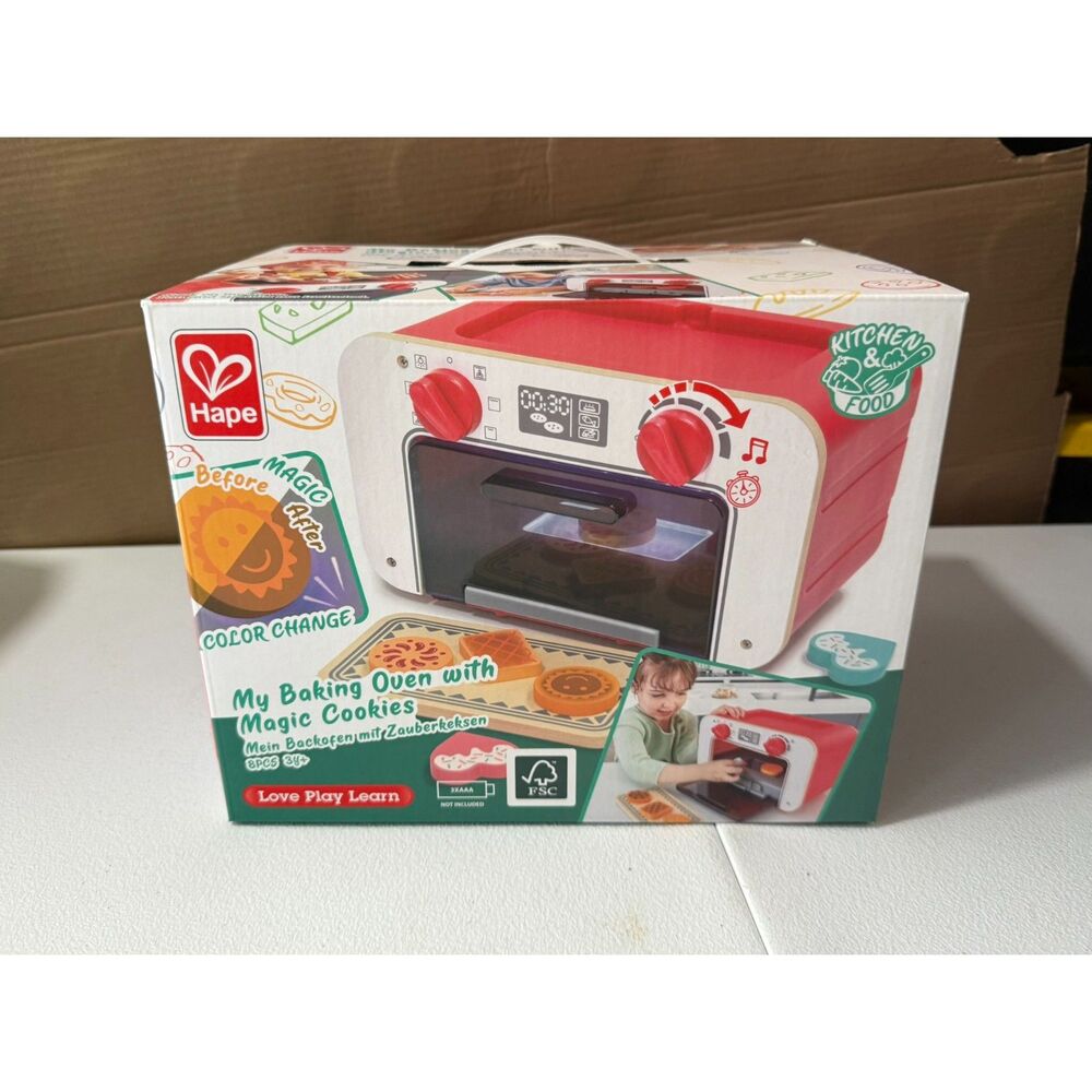 Hape magic baker oven toy for toddlers and kids interactive creative play